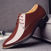 men's patent leather shoes men dress shoes
